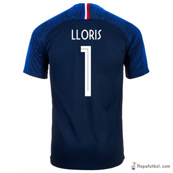 Camiseta Francia Replica Primera Ropa Lloris 2018 Azul